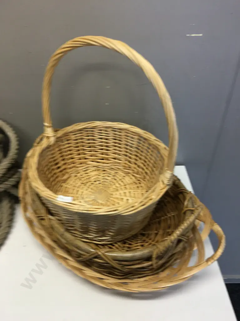 Selection Of Cane Ware & Rope Image 1++